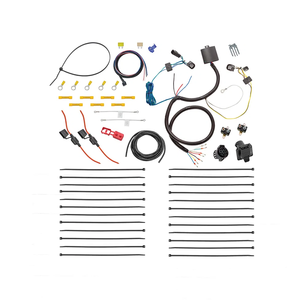 22121 – TEKONSHA Trailer Wiring Connector, Wiring Harness 7-Way and Plug and Play For Brake Control
